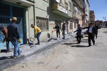 Battalgazi Belediyesi Sarıcıoğlu Mahallesi’nde Sokakları Yeniliyor