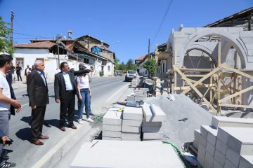 Sancaktar Türbesi’nde Restorasyon Çalışmaları Devam Ediyor