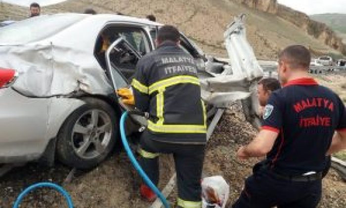Malatya da bugün yağışlar kazalara yol açtı; 1 ölü, 2 yaralı