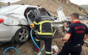 Malatya da bugün yağışlar kazalara yol açtı; 1 ölü, 2 yaralı