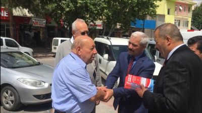 MHP ADAY ADAYI ESKİ’YE BATTALGAZİ İLÇESİNDE YOĞUN İLGİ GÖSTERDİ