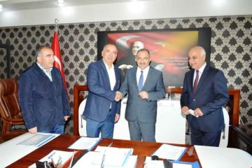 VALİ KABAN CAMİ PROTOKOL İMZA TÖRENİNE KATILDI