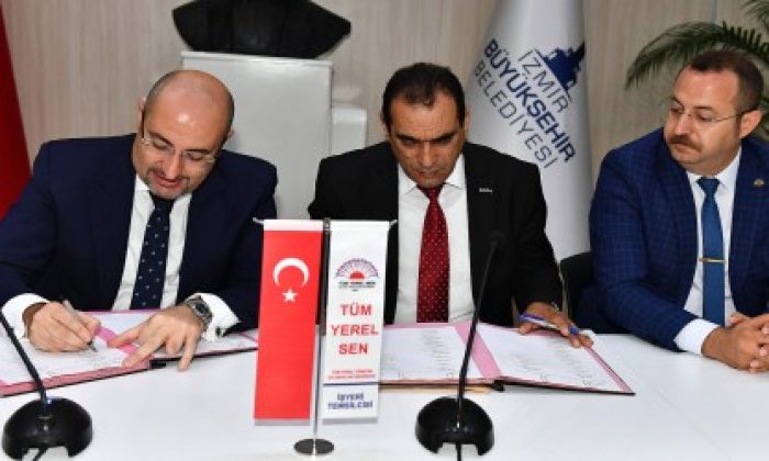 Toplu sözleşme için imzalar atıldı