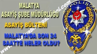 İÇİNDE MALATYA’NIN DA BULUNDUĞU 81 İLDE OPERASYON