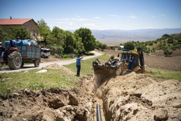MASKİ, ARAPGİR KONDUCAK’A KANALİZASYON HATTI İNŞA EDİYOR