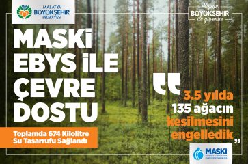 MASKİ EBYS İLE ÇEVRE DOSTU