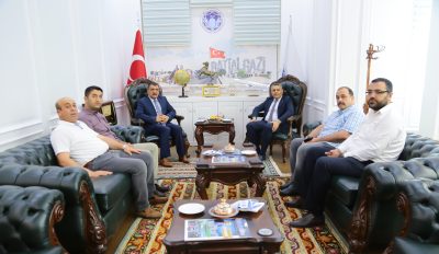 TSO Başkanı ve TOBB Yönetim Kurulu Üyesi Sadıkoğlu, Başkan Gürkan İle İstişarede Bulundu