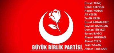 BBP YENİ DİVAN BELLİ OLDU