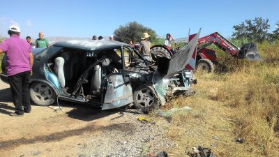 AKÇADAĞ BAHRİ’DE TRAFİK KAZASI