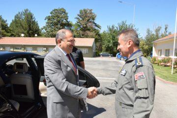 VALİ KABAN, 7.ANA JET ÜS KOMUTANLIĞINI ZİYARET ETTİ