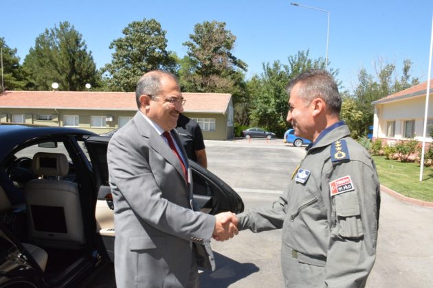VALİ KABAN, 7.ANA JET ÜS KOMUTANLIĞINI ZİYARET ETTİ