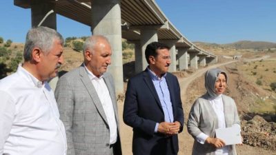 Hasançelebi’deki 385 Metre Uzunluğundaki Viyadük İnşaatı Sürüyor