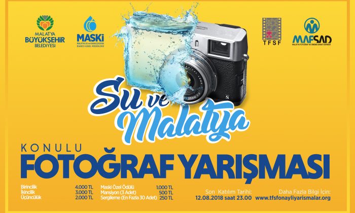 SU ve MALATYA” KONULU FOTOĞRAF YARIŞMASI BAŞVURUSU İÇİN SON 4 GÜN