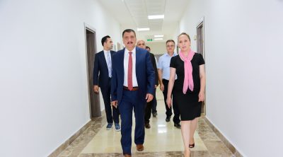 BAŞKAN GÜRKAN, FIRAT GÜMRÜK VE TİCARET BÖLGE MÜDÜRÜ EKSİLMEZ’İ ZİYARET ETTİ