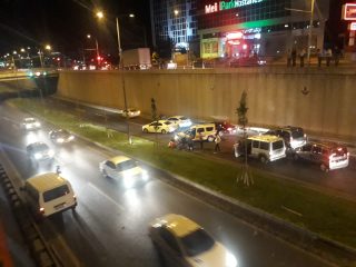 ALT GEÇİTTE TRAFİK KAZASI