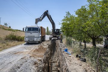 MASKİ’DEN 7 MAHALLEDE 3.950 METRELİK KANALİZASYON HATTI