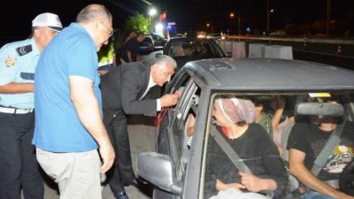 Vali Kaban “Kırmızı Düdük” Uygulamasına Katıldı