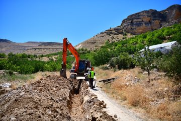 ÇOBANUŞAĞI’NIN İÇMESUYU ALTYAPI ÇALIŞMALARINDA SONA GELİNDİ