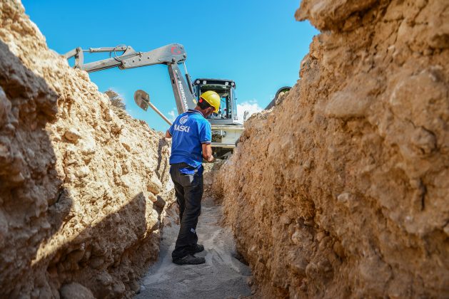 MASKİ’DEN 8 MAHALLEYE 8 BİN 800 METRELİK İÇMESUYU HATTI