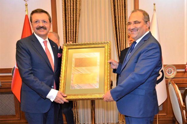 HİSARCIKLIOĞLU, VALİ KABAN’I ZİYARET ETTİ