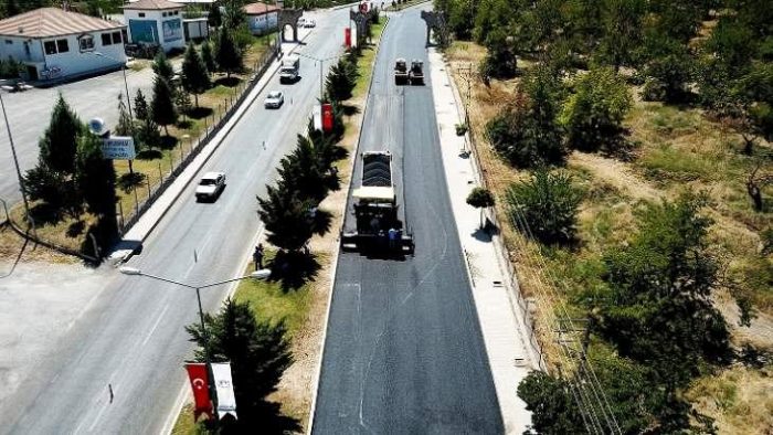 Eski Malatya Yolu Asfaltlanıyor