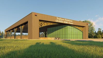 YEŞİLYURT BELEDİYESİ, ÇİLESİZ SEMT PAZARI İNŞAATINA HIZ VERDİ