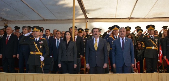 CUMHURİYETİMİZİN 95. YILI TÖRENLE KUTLANDI