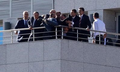 TBMM’den atlamak isteyen genci MHP’li Fendoğlu ve beraberindekiler ikna etti