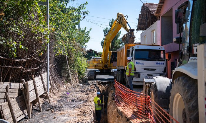 HASIRCILAR MAHALLESİ’NDEKİ ALTYAPI ÇALIŞMALARI HIZLA İLERLİYOR