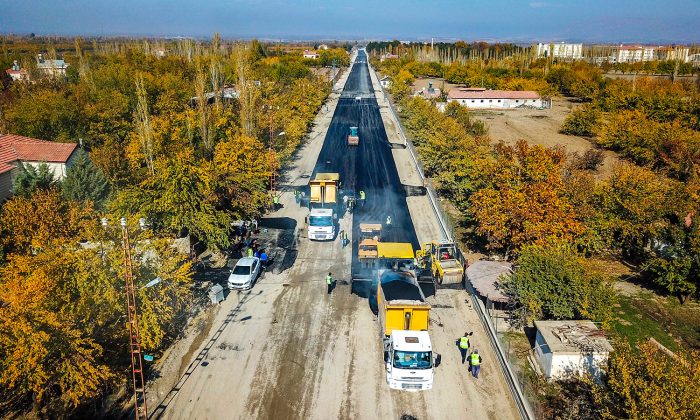 KARAKAYA BARAJ YOLU 22 METRE GENİŞLİĞE ÇIKARILDI