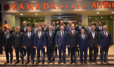 VALİ ALİ KABAN İÇİN VEDA YEMEĞİ DÜZENLENDİ