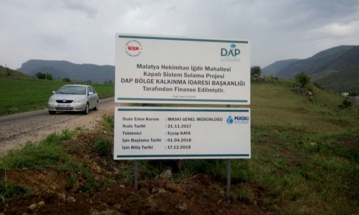 HEKİMHAN İĞDİR’E KAPALI SULAMA SİSTEMİ