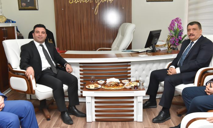 BAŞKAN GÜRKAN, GÖKÇE’YE İADEYİ ZİYARETTE BULUNDU