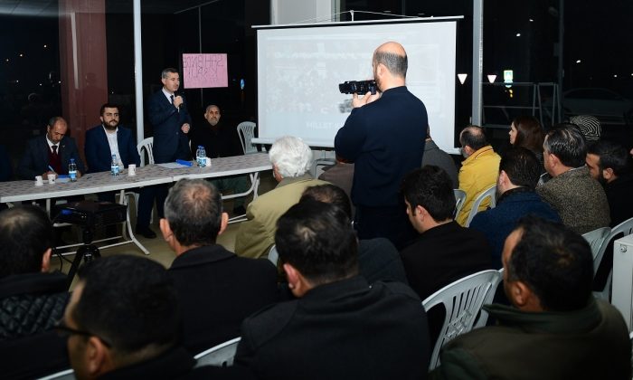 BAŞKAN ADAYI ÇINAR, TECDE MAHALLE SAKİNLERİNİN YOĞUN İLGİSİYLE KARŞILAŞTI