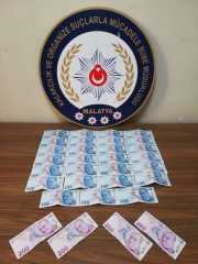 MALATYA’DA SAHTE PARA OPERASYONU