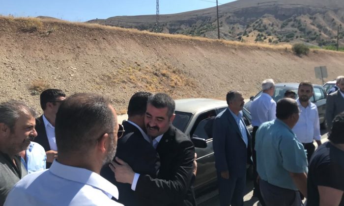 MHP’DEN HEKİMHANA ÇIKARMA… MHP HEYETİ HEKİMHAN’DA…
