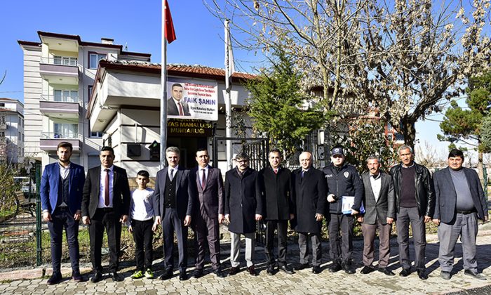 Vali Baruş’tan İnönü ve İlyas Mahalle Muhtarlarına Ziyaret