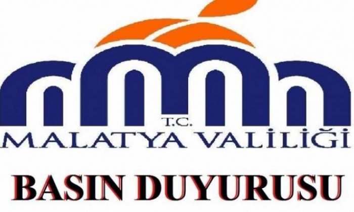 Malatya Valiliği Basın Duyurusu