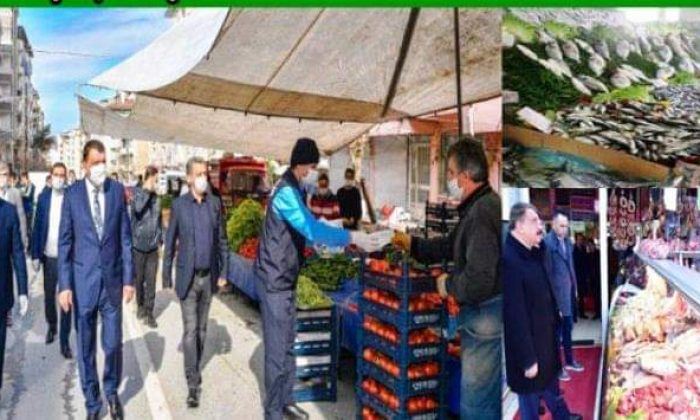 Kasaplar, Balıkçılar ve Sebzeciler Pazarı Kapatıldı