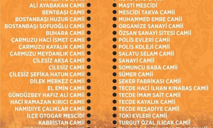 YEŞİLYURT BELEDİYESİ, CUMA NAMAZI ÖNCESİNDE CAMİLERDE DEZENFEKTAN ÇALIŞMALARI YAPTI