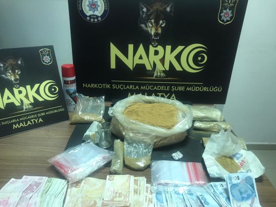 Malatya’da Narkotik operasyonu