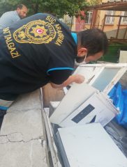 İNŞAAT MALZEMESİ HIRSIZLARI YAKALANDI