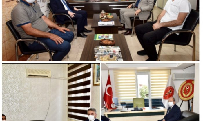 Vali Baruş, Birlik ve Oda Ziyaretlerinde Bulundu