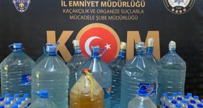 Tekel Büfe İşletmecisinde Sahte içki operasyonu