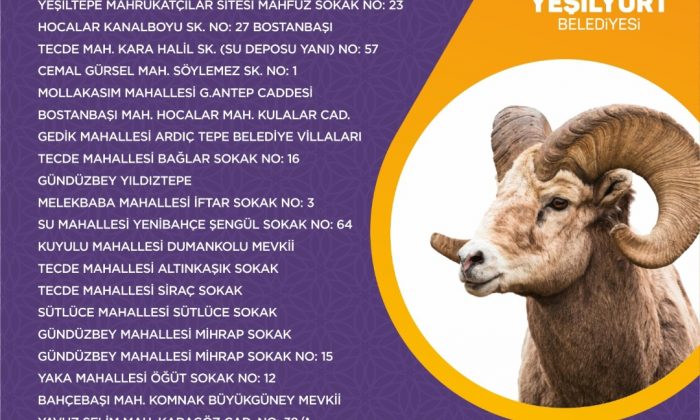 YEŞİLYURT’TA KURBAN BAYRAMI İÇİN TEDBİRLER ÜST SEVİYEYE ÇIKARTILDI