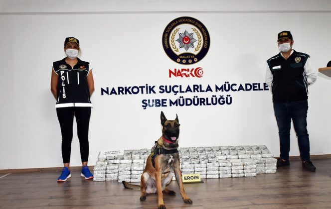 Malatya’da 195 Kg Eroin Ele Geçirildi