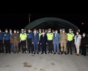 Emniyet Genel Müdürü Aktaş Trafik Kontrol Noktasını Ziyaret Etti