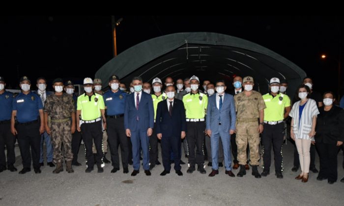 Emniyet Genel Müdürü Aktaş Trafik Kontrol Noktasını Ziyaret Etti