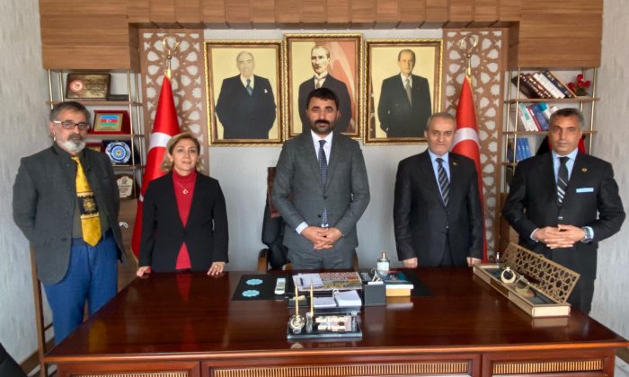 Anadolu Basın Birliği’nden MHP İl Başkanı Samanlı’ya Hayırlı Olsun Ziyareti