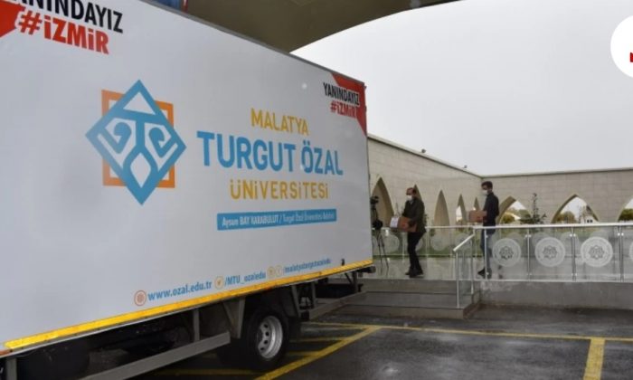Malatya Turgut Özal Üniversitesi’nden İzmir’e deprem desteği